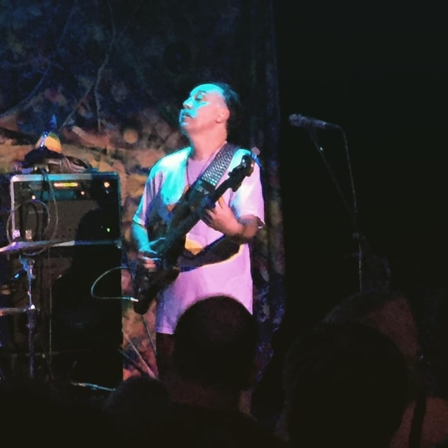 Bobby Vega as seen in a picture during a live performance at Sweetwater Music Hall in California in September 2018