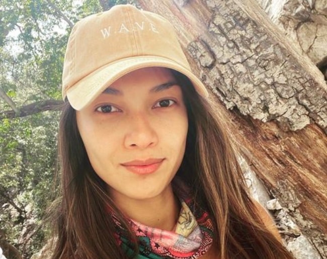 Charo Ronquillo in April 2021 finding peace in nature