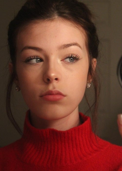 Cora Tilley as seen in a selfie that was taken in December 2021