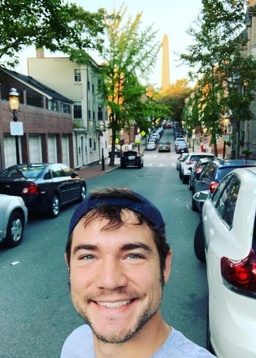 Daniel Durant smiling in a selfie in Boston, Massachusetts in September 2019