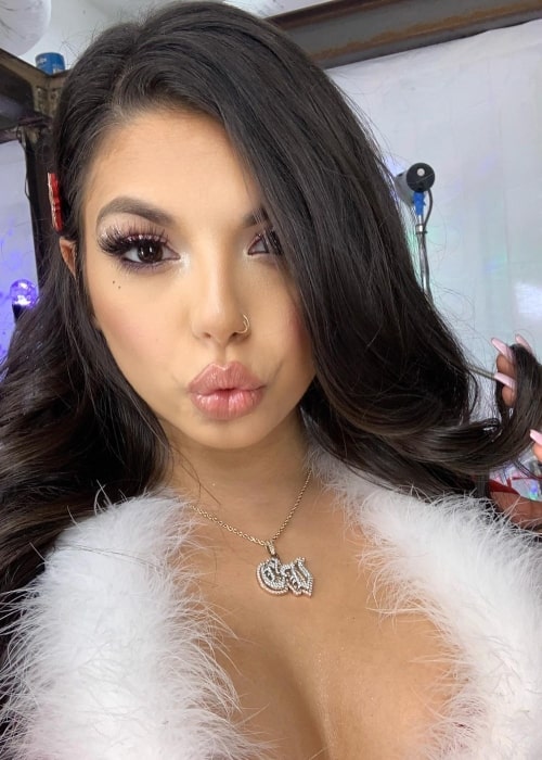 Gina Valentina as seen in a picture that was taken in December 2019