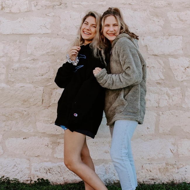 Hope Marie as seen in a picture that was taken with her friend Eden Nicole in December 2019
