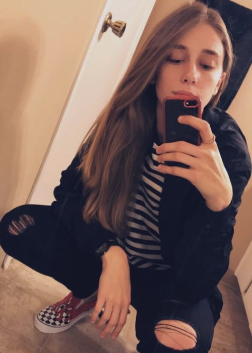 Isabella Avila as seen in a selfie that was taken in November 2018