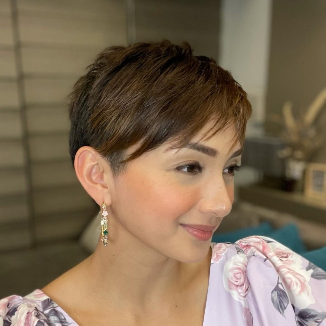 Iya Villania as seen showing off her new haircut in March 2021