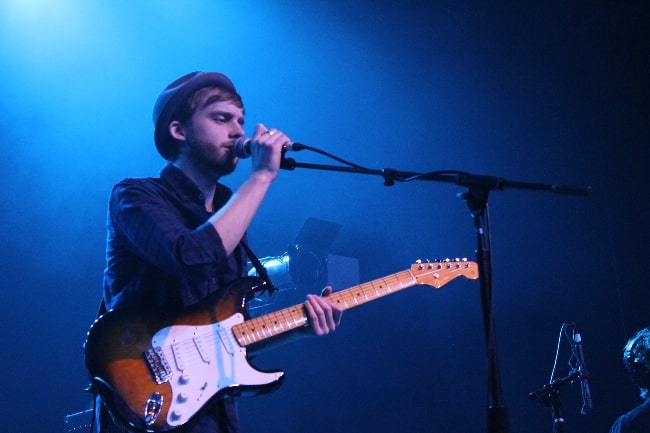 Jaymes Young as seen while performing at Fonda Theatre in November 2014