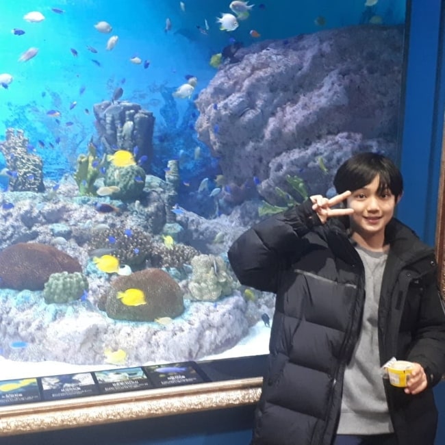 Jeon Jin-seo as seen at the COEX Aquarium in Seoul, South Korea