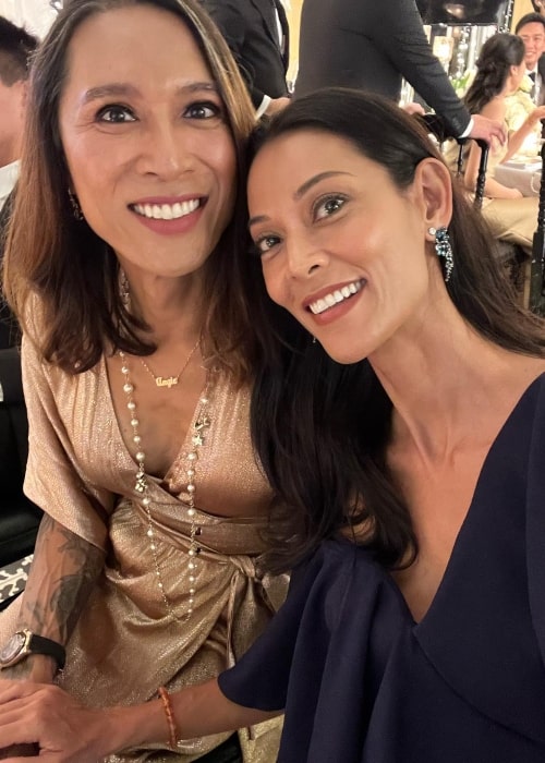 Joey Mead King as seen in selfie that was taken at Antonio’s Fine Dining, Tagaytay in February 2022, beau Angelina Mead King