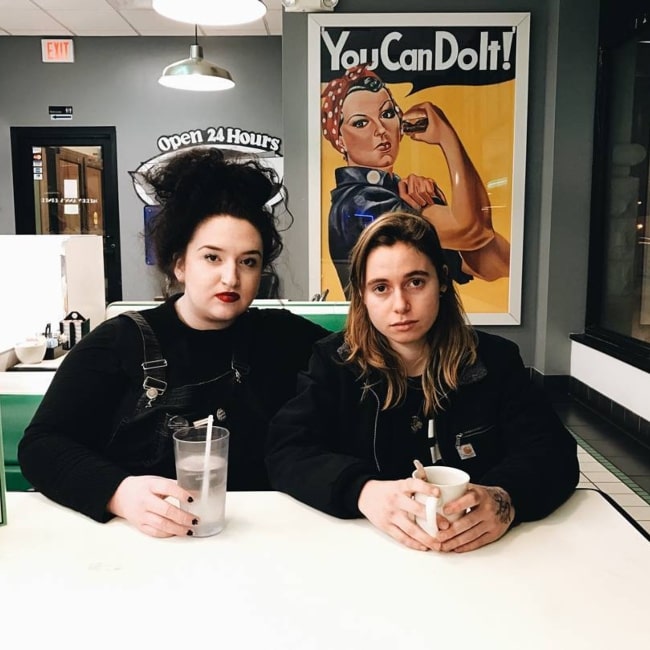 Julien Baker as seen in a picture with Morgan Martinez in February 2017