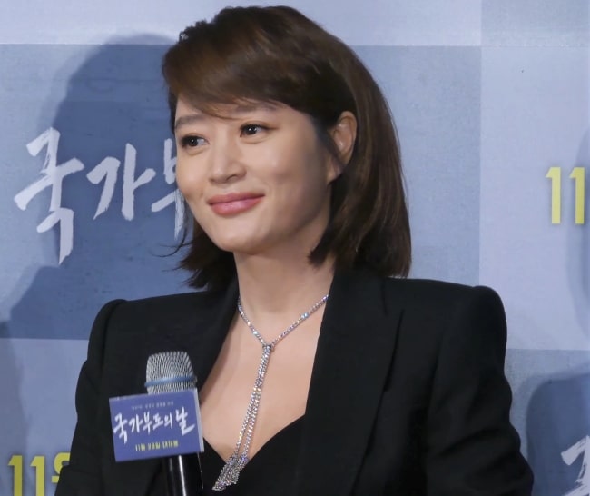 Kim Hye-soo as seen during an event in 2018