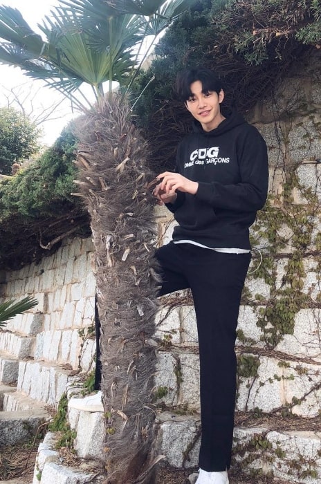 Kim Jae-young as seen in April 2019