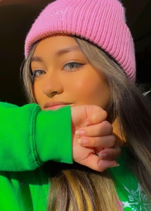Lexi Soleil Hernandez as seen in a selfie that was taken in December 2021, in Los Angeles, California