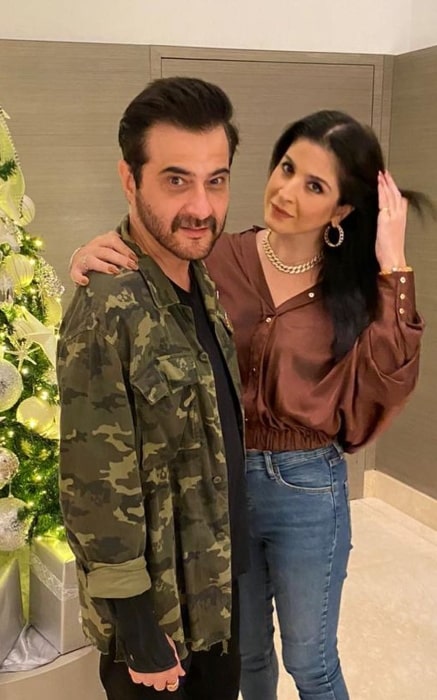 Maheep Kapoor with her other half in December 2020