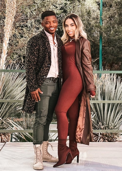 Marco Hall and his wife Brooke Ashley Hall in a photo taken in Henderson, Nevada in November 2021