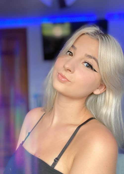 Mikaela Luv as seen in a selfie that was taken in August 2020