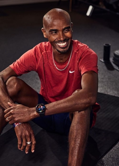 Mo Farah as seen in an Instagram Post in December 2021