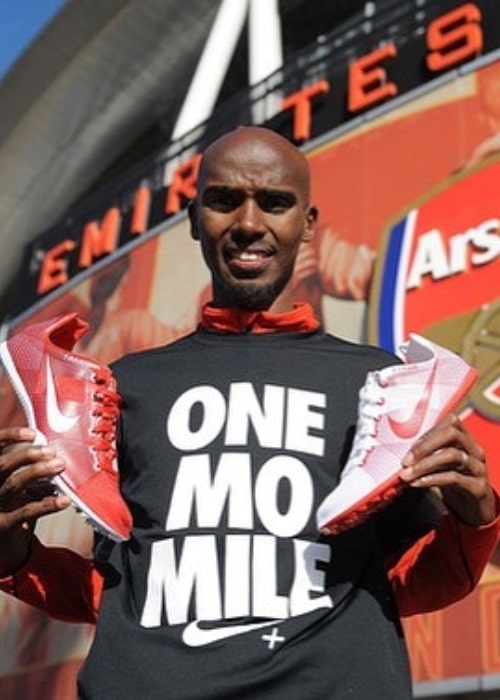 Mo Farah as seen in an Instagram post in May 2021