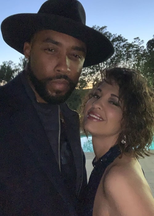 Montell Jordan and Kristin Hudson, as seen in June 2021