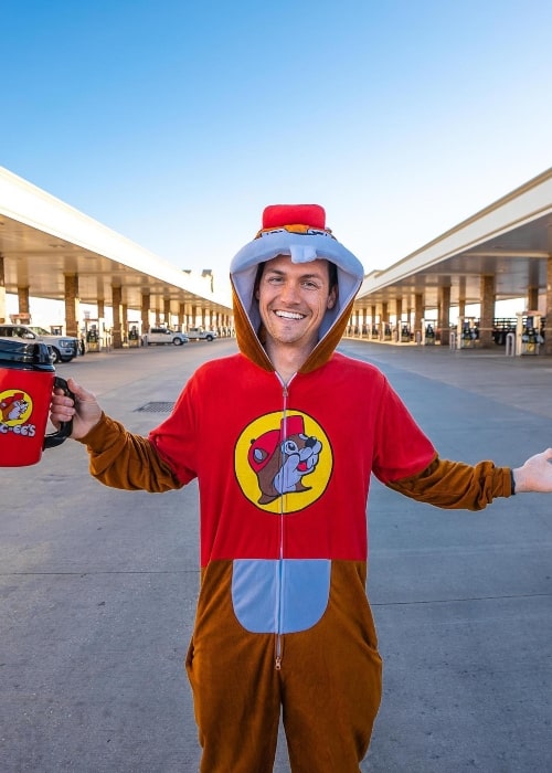 Nate Buchanan as seen in a picture that was taken in March 2021, at Buc-ee's, New Braunfels