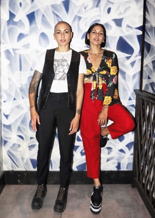 Nicole Albino as seen in a picture that was taken with her sister Nina Sky in June 2019