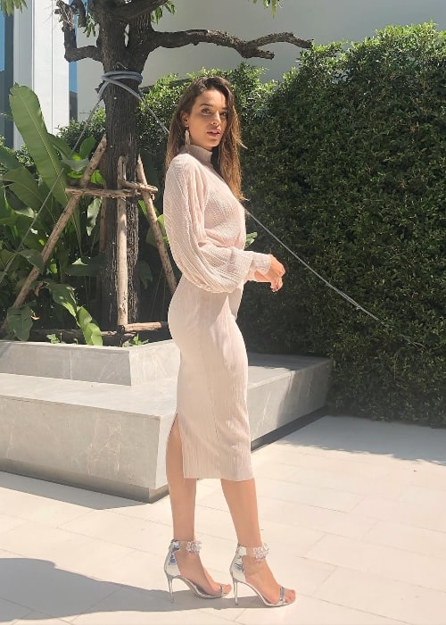 Rahima Ayla Dirksey poses for the camera in Bangkok, Thailand in November 2019