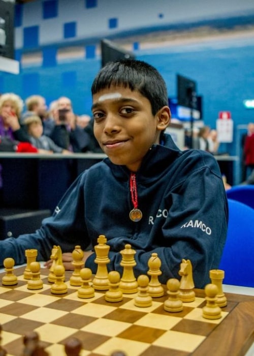 Rameshbabu Praggnanandhaa with Viswanathan Anand. Rameshbabu Praggnanandhaa  (born 10 August 2005) is an Indian chess player. A chess prodigy, he is  the, By Bangladesh IQ Olympiad