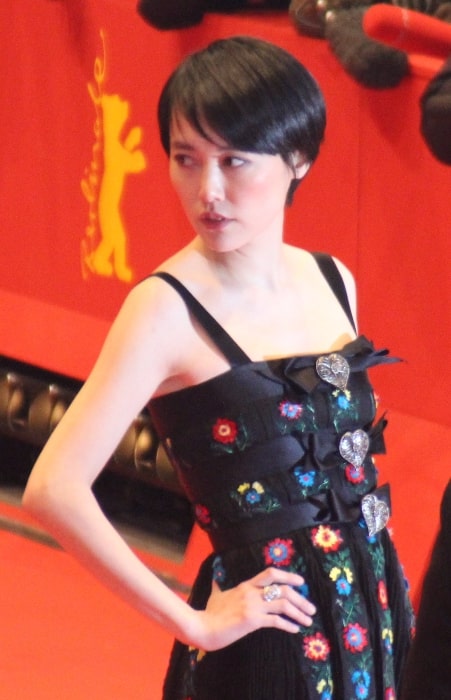 Rinko Kikuchi as seen at the 65th Berlin International Film Festival in February 2015