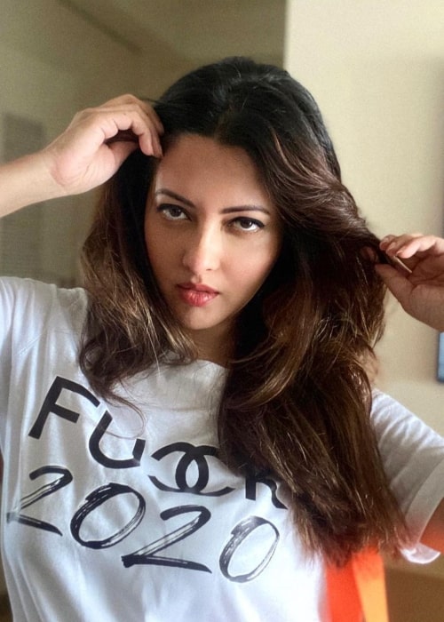 Riya Sen as seen in an Instagram post in August 2020