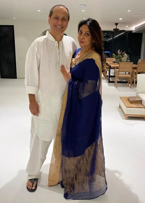 Shefali Shah and Vipul Amrutlal Shah, as seen in November 2021