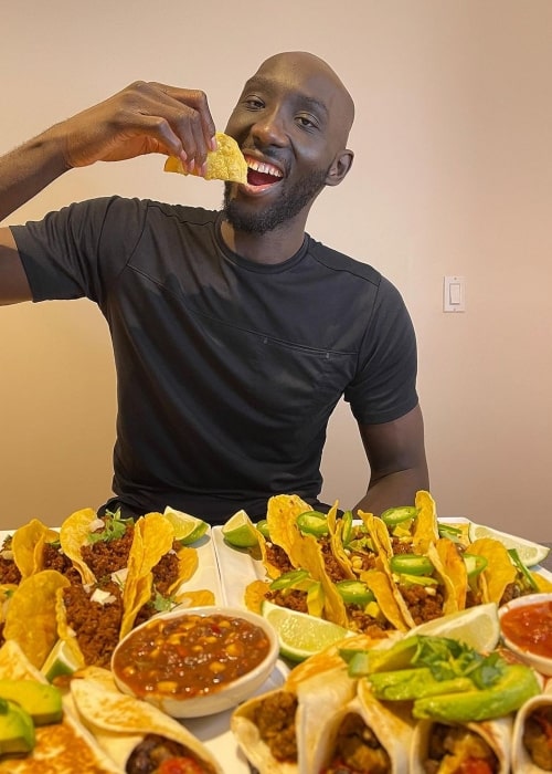 Tacko Fall as seen in an Instagram Post in May 2021