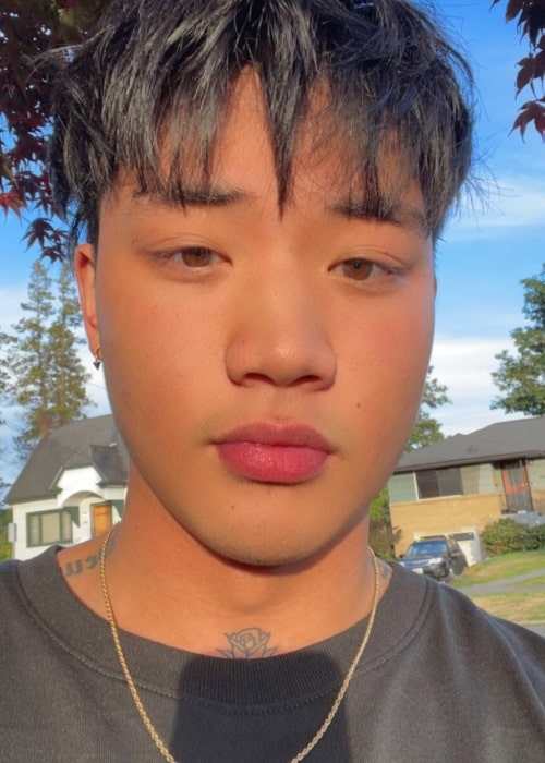 Tony Kim as seen in a selfie that was taken in June 2021
