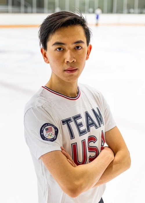 Vincent Zhou as seen in an Instagram post in February 2022