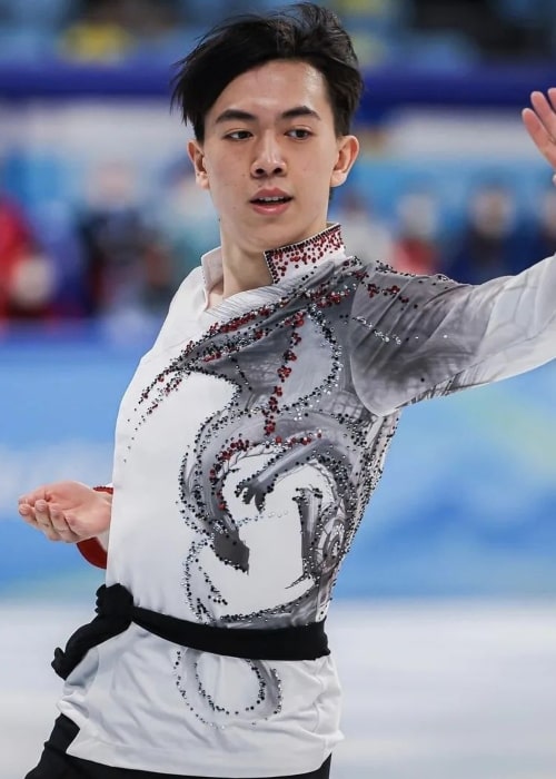 Vincent Zhou as seen in an Instagram Post in March 2021