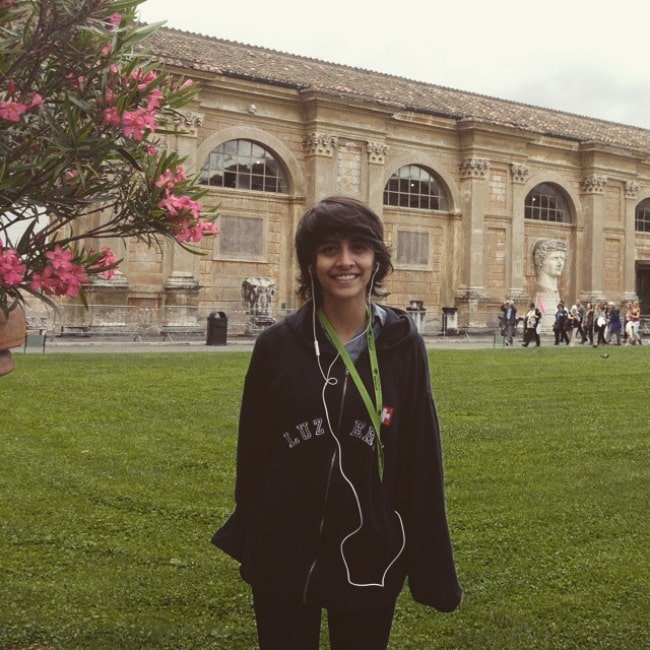 Anula Navlekar as seen in a picture that was taken at the Lungotevere Vaticano in June 2015