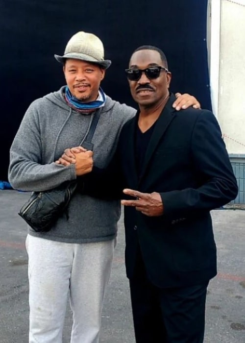 Clifton Powell (Right) as seen while posing for a picture alongside Terrence Howard in 2022