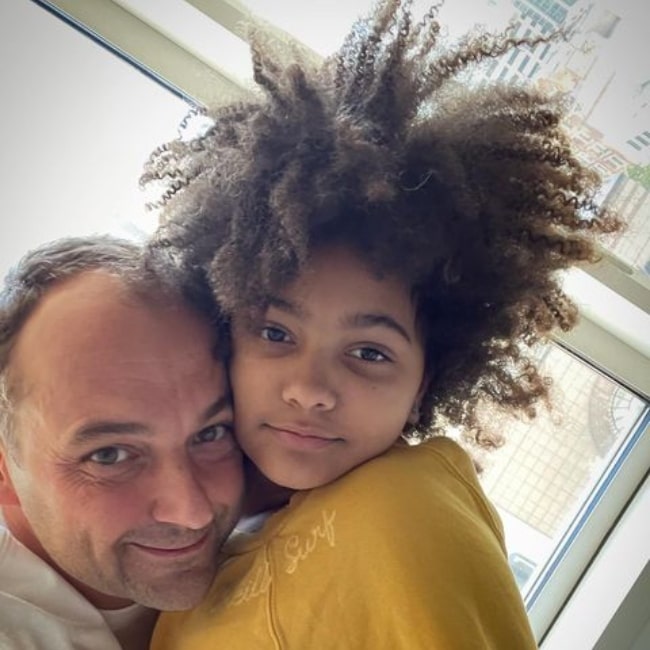 Daniel Humm having a lovely time with his daughter Colette in October 2021