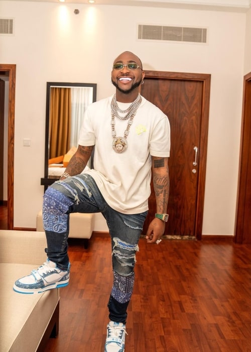 Davido as seen in an Instagram Post in March 2022