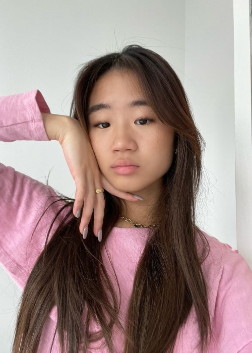 Erica Ha as seen in a selfie that was taken in February 2022