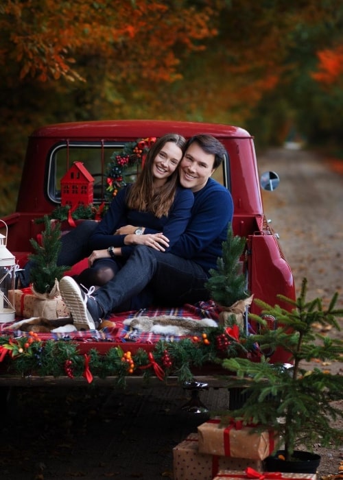 Evan Zimmermann and Alicja Tubilewicz, as seen in December 2021