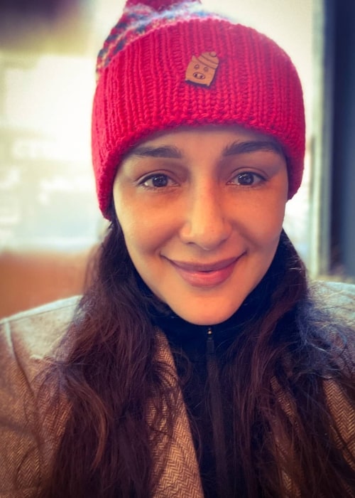Feryna Wazheir as seen in a selfie that was taken in London, United Kingdom in November 2021