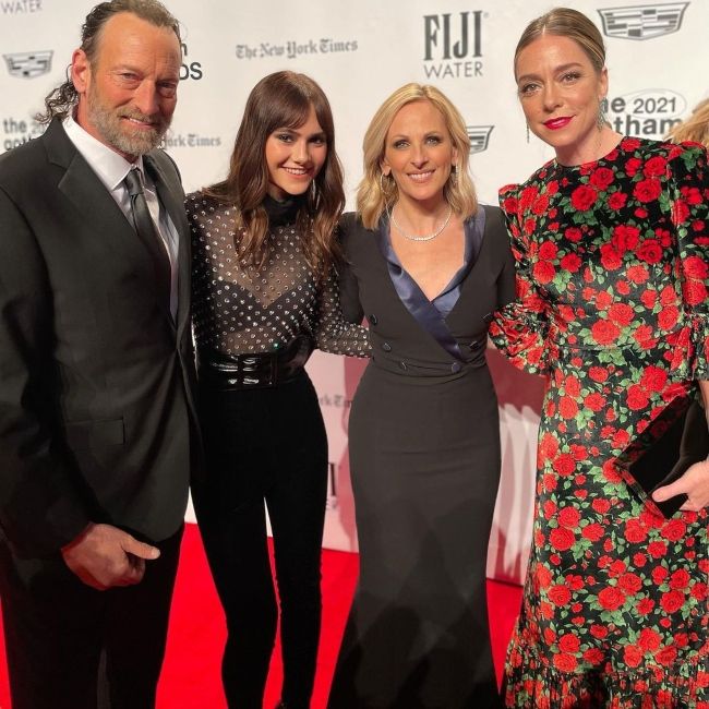 (From left to right) Troy Kotsur, Emilia Jones, Marlee Matlin, and Sian Heder as seen in 2022