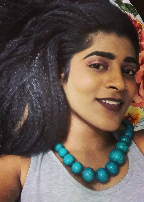 Gayathri Gupta as seen in a selfie that was taken in April 2022