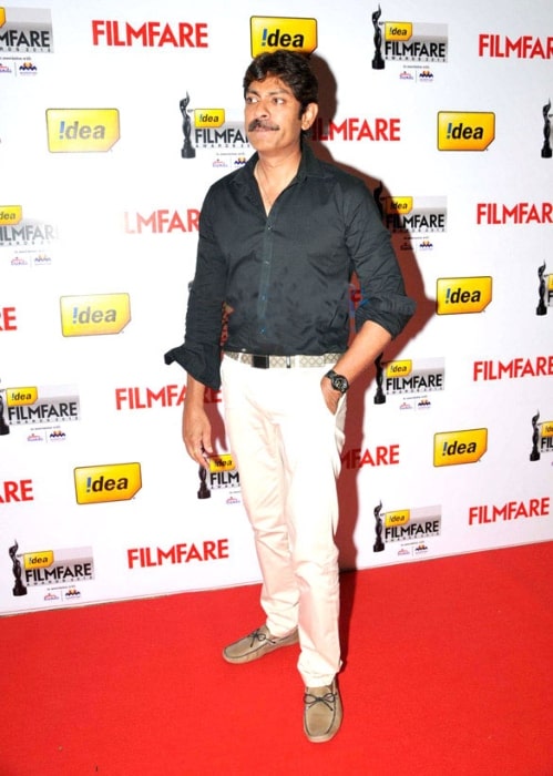 Jagapathi Babu pictured at the 60th Filmfare Awards South in 2013