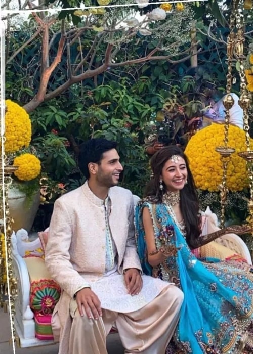 Jai Anmol Ambani and Krisha Shah, as seen in February 2022