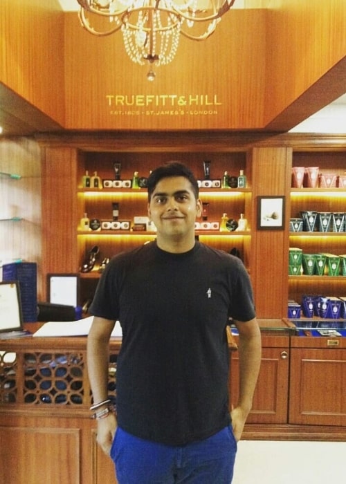 Jai Anshul Ambani as seen in an Instagram Post in September 2017