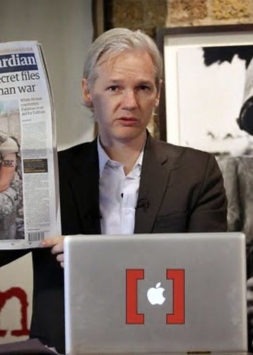 Julian Assange as seen in an Instagram Post in September 2015