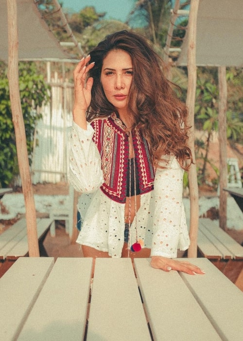 Kim Sharma as seen in an Instagram post in April 2021