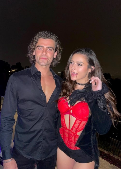 Lauren Gibson in a picture with her boyfriend TikTok creator Hootie Hurley in November 2021