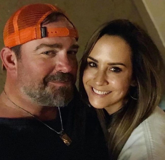Lee Brice in February 2022 with the love of his life
