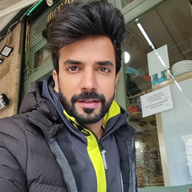 Manit Joura as seen while taking a selfie in February 2022