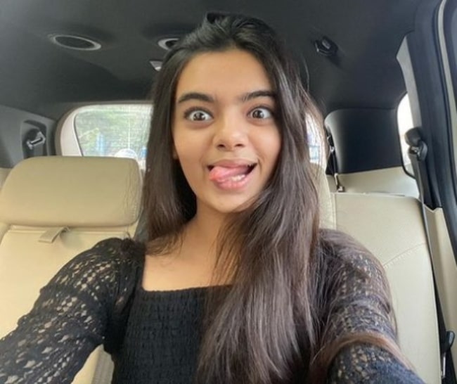 Ruhaanika Dhawan in a mood for fun in December 2021